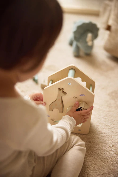 Jollein - Wooden Shape Sorter - Jungle Jambo