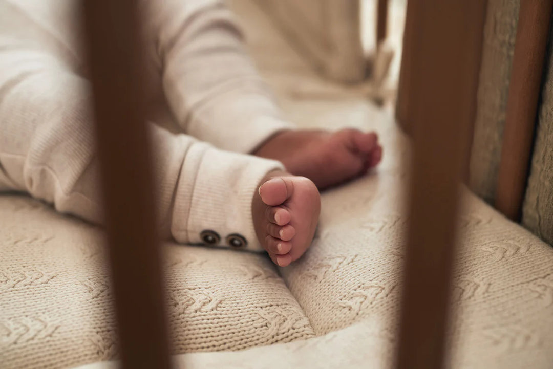 Jollein - Playpen Mat -Cosy Knit - Ivory - 75 x 95 cm