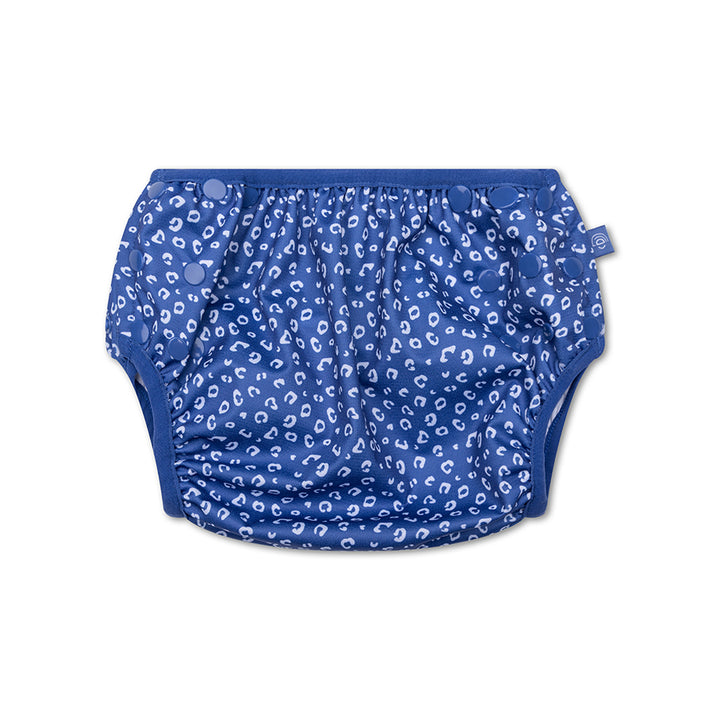 Swim Essentials - Swim Diaper - Blue Leopard Print - Mabel & Fox