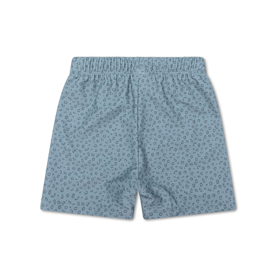 Swim Essentials - UV Swim Shorts - Green Leopard Print