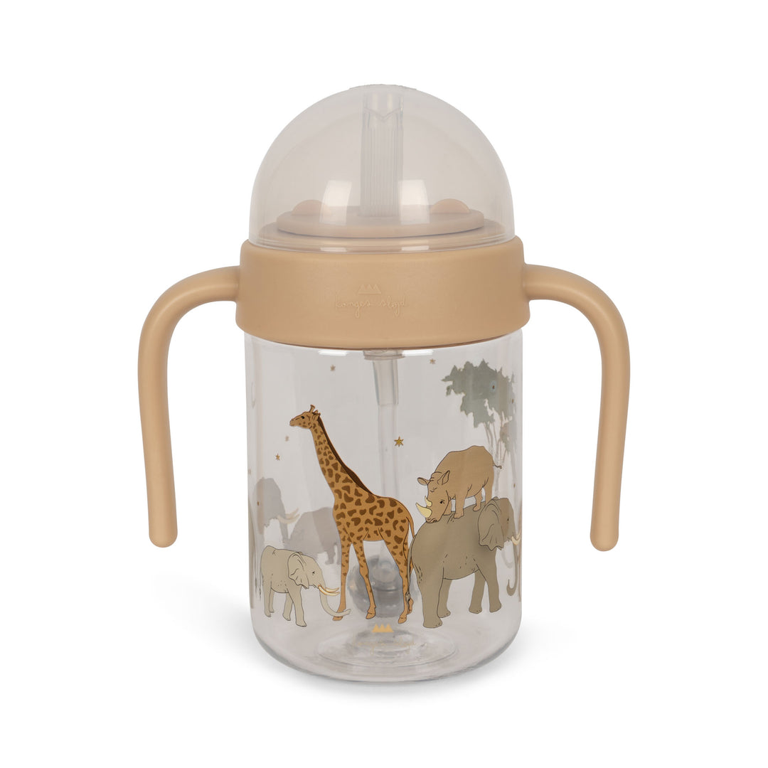 Konges Slojd - Baby Bottle With Handle- Safari