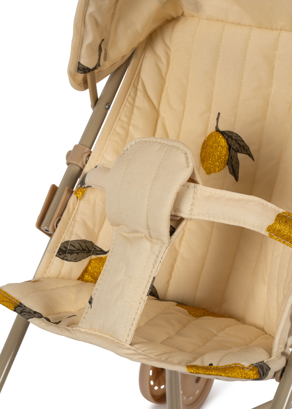 Konges Slojd - Zoe Doll Stroller - Mon Grand Citron Glitter