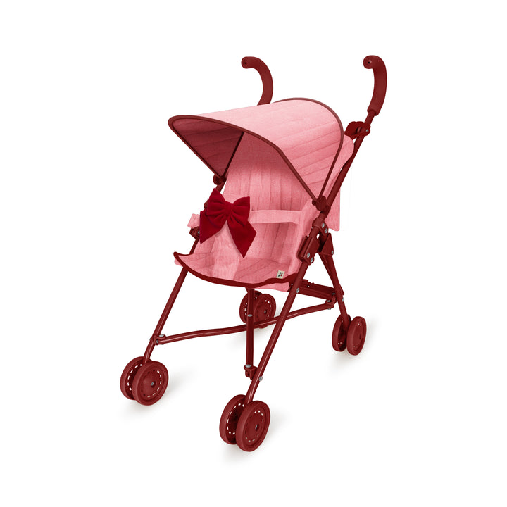 Konges Slojd - Zoe Lulu Doll Stroller - Strawberry Ice