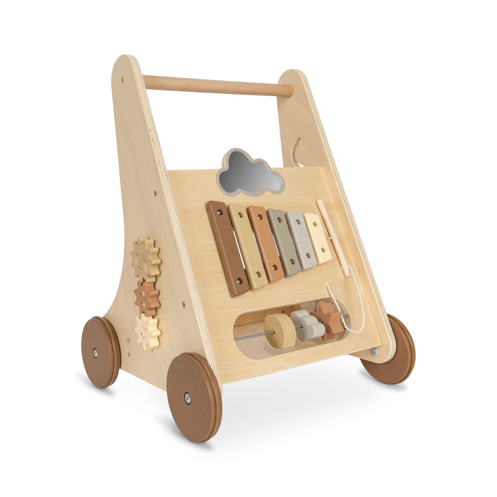 Wooden baby hot sale wagon