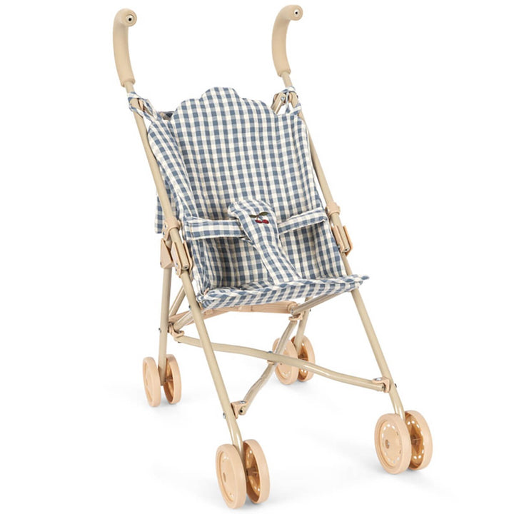 Konges Slojd - Cheeky Doll Stroller - Blue Check