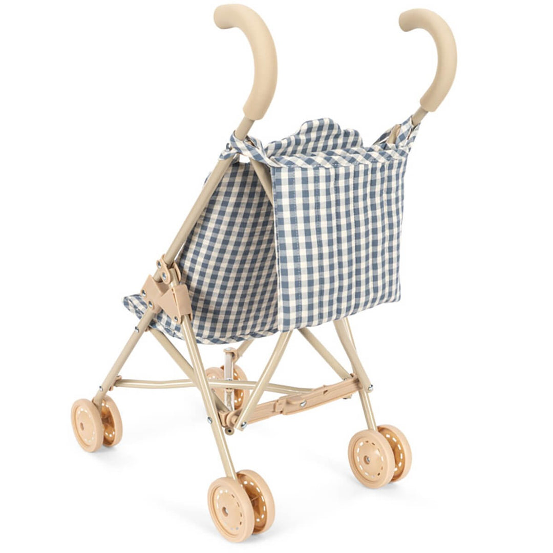 Konges Slojd - Cheeky Doll Stroller - Blue Check