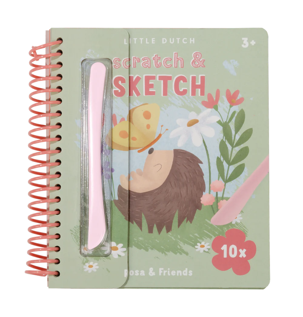 Little Dutch - Scratchbook - Rosa & Friends - Mabel & Fox