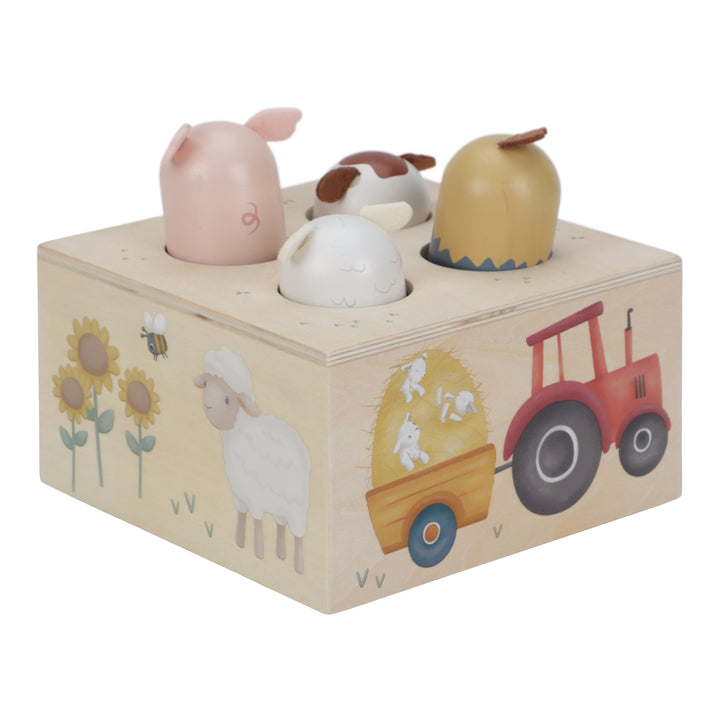 Little Dutch - Wooden Farm Pop Up Animals