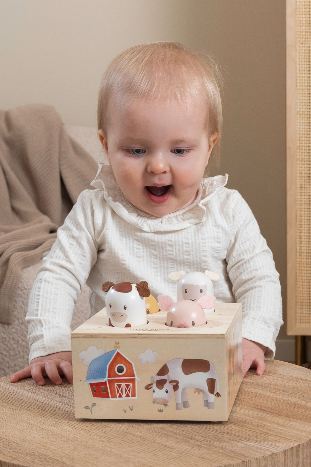 Little Dutch - Wooden Farm Pop Up Animals