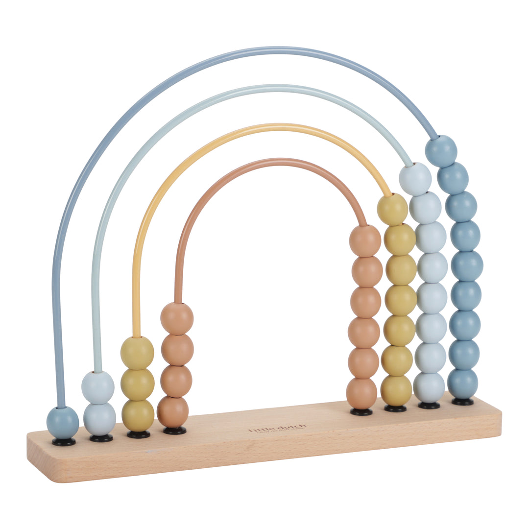 Little Dutch - Wooden Abacus Rainbow - Forest Friends