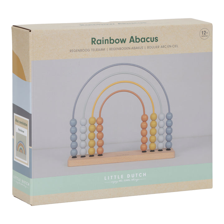 Little Dutch - Wooden Abacus Rainbow - Forest Friends