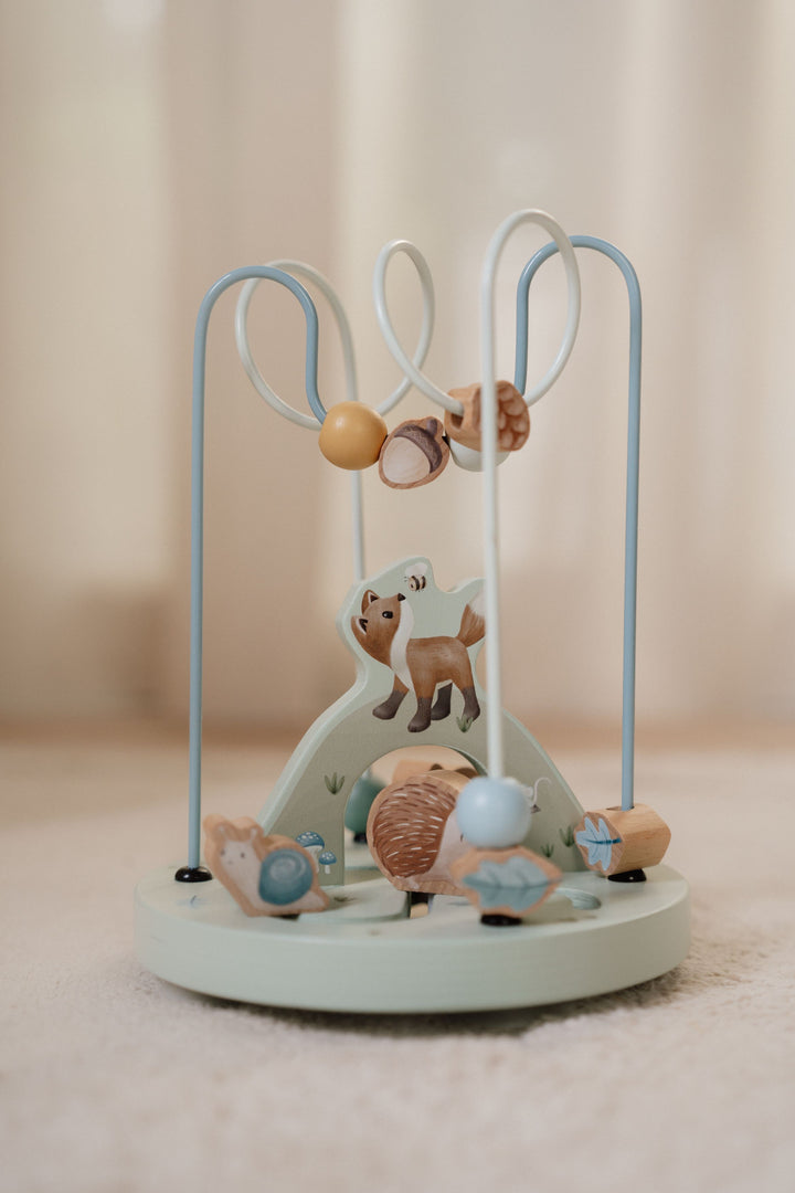 Little Dutch - Wooden Fox Activity Spiral - Forest Friends