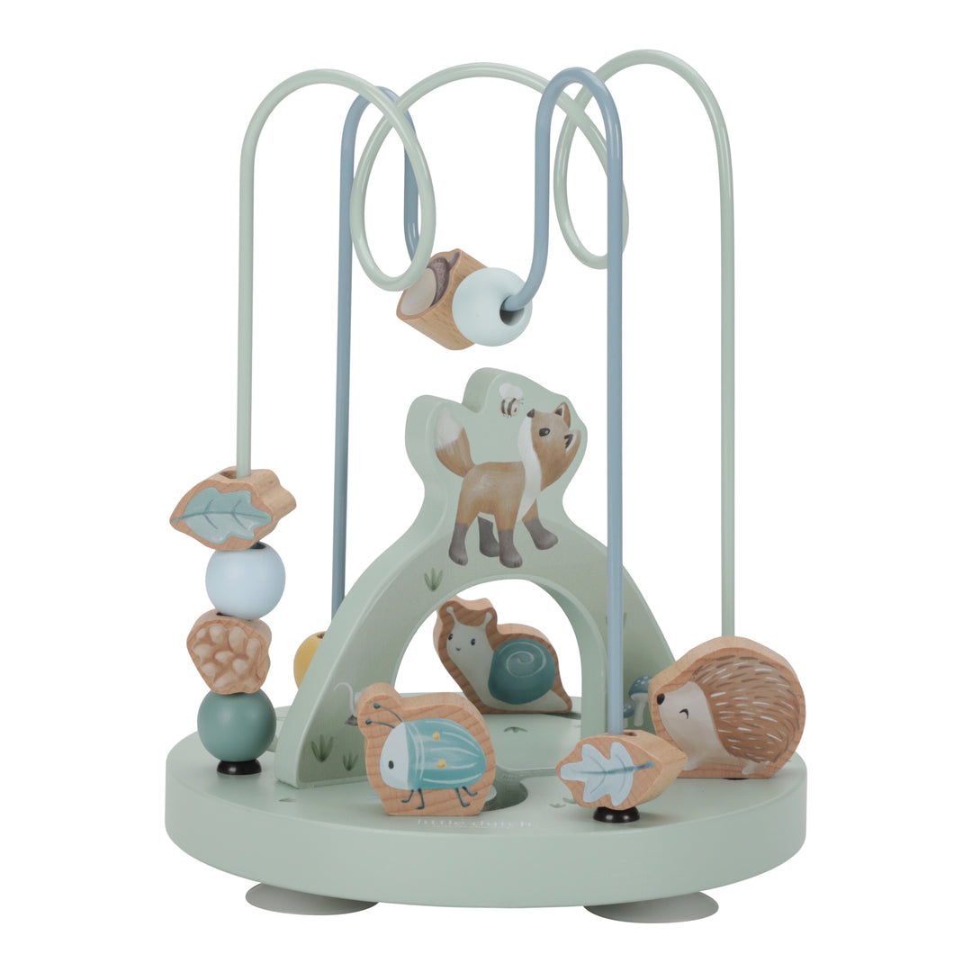 Little Dutch - Wooden Fox Activity Spiral - Forest Friends