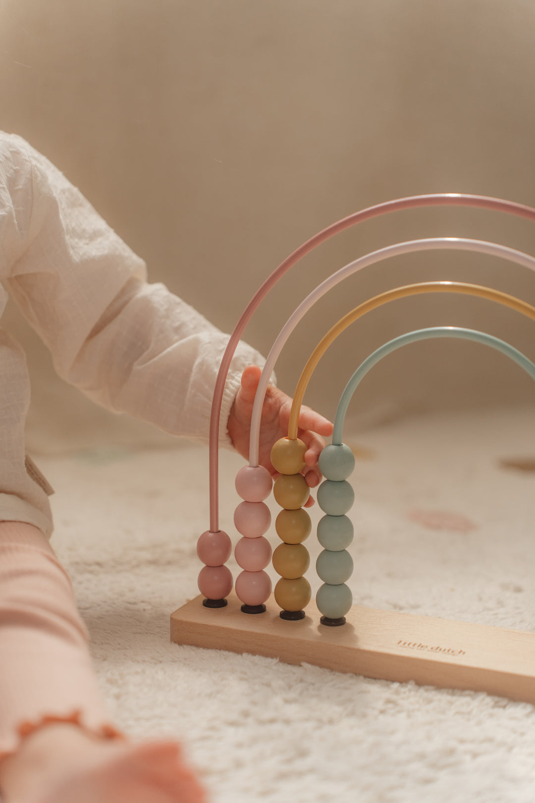 Little Dutch - Wooden Abacus Rainbow - Fairy Garden - Mabel & Fox