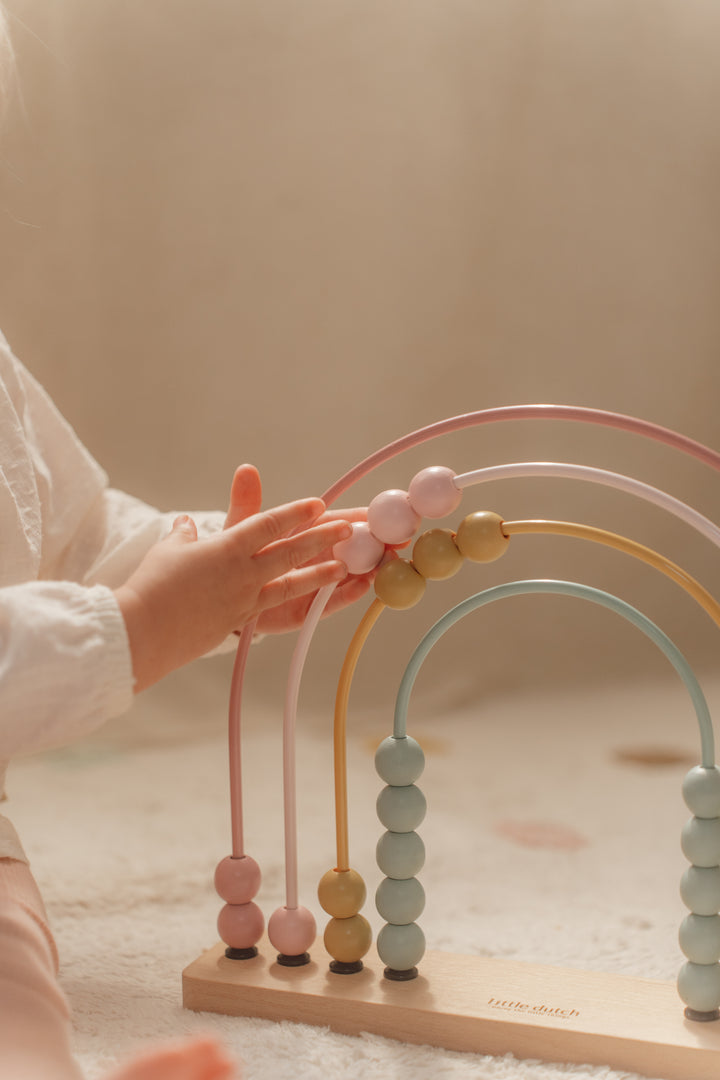 Little Dutch - Wooden Abacus Rainbow - Fairy Garden - Mabel & Fox