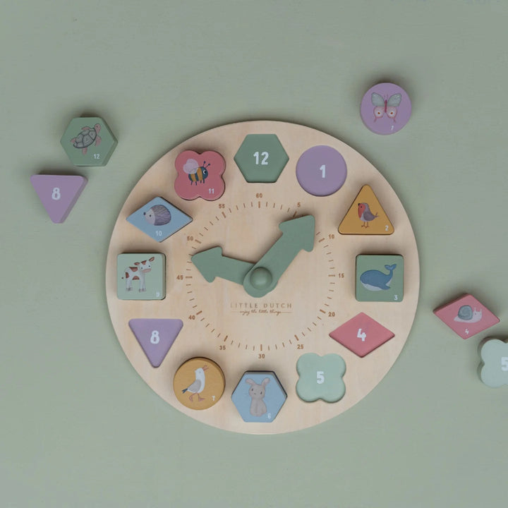 Little Dutch - Puzzle Clock - Little Farm - Mabel & Fox