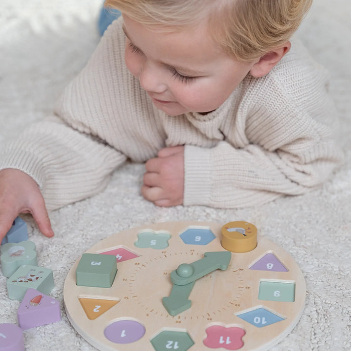 Little Dutch - Puzzle Clock - Little Farm - Mabel & Fox