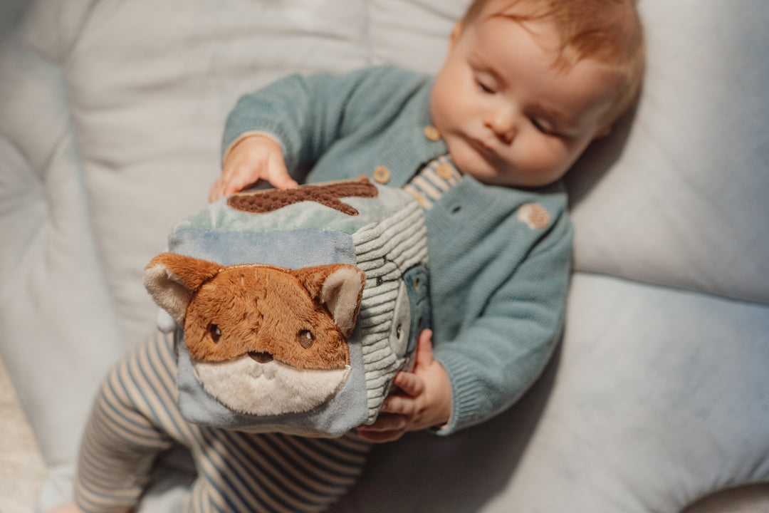 Little Dutch - Soft Activity Cube - Forest Friends - Mabel & Fox