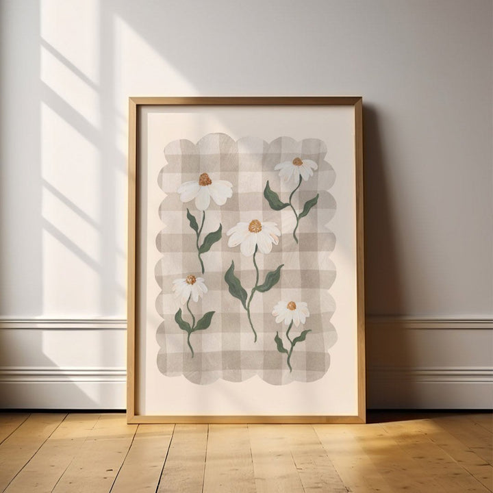 Lion & The Pear - Hand-Illustrated Print - Daisy Daisy