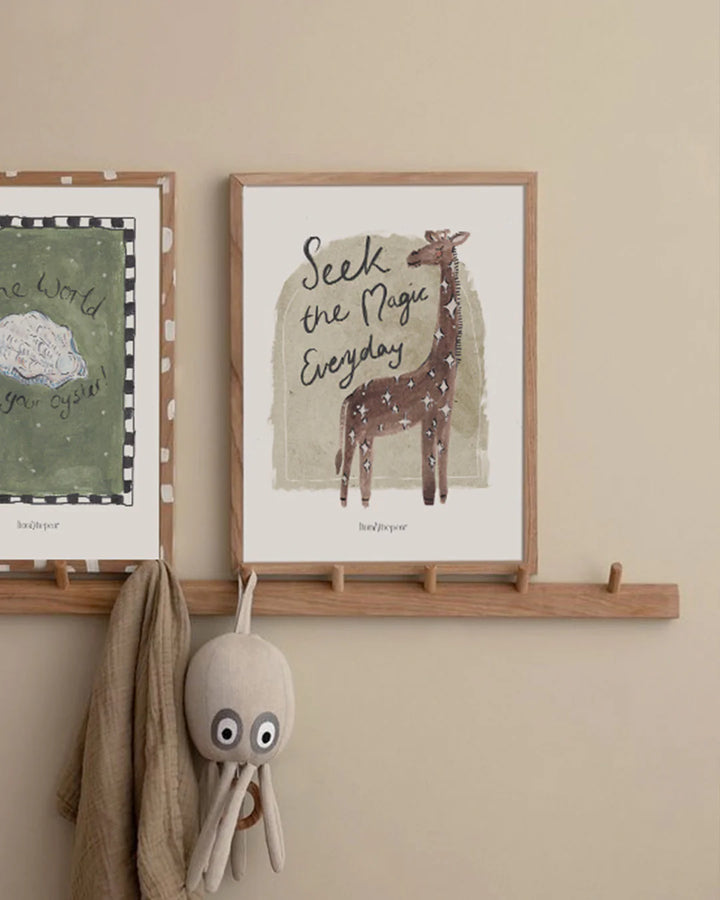 Lion & The Pear - Hand-Illustrated Print - Seek the Magic Everyday