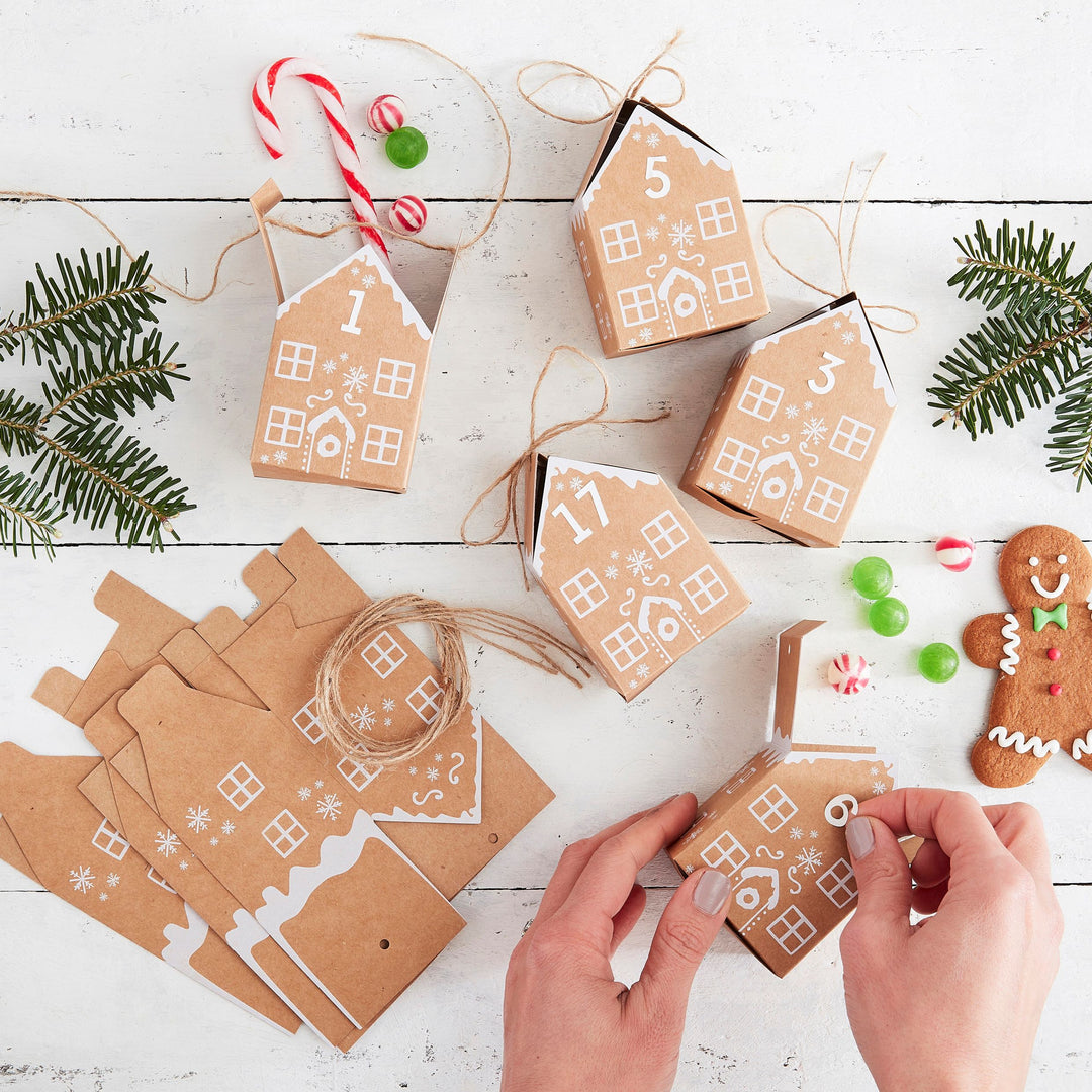 Ginger Ray - Gingerbread House Make Your Own Advent Calendar