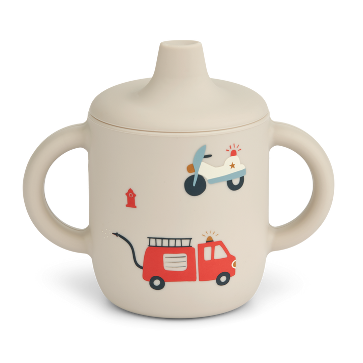 Liewood - Neil Sippy Cup - Emergency vehicle / Sandy