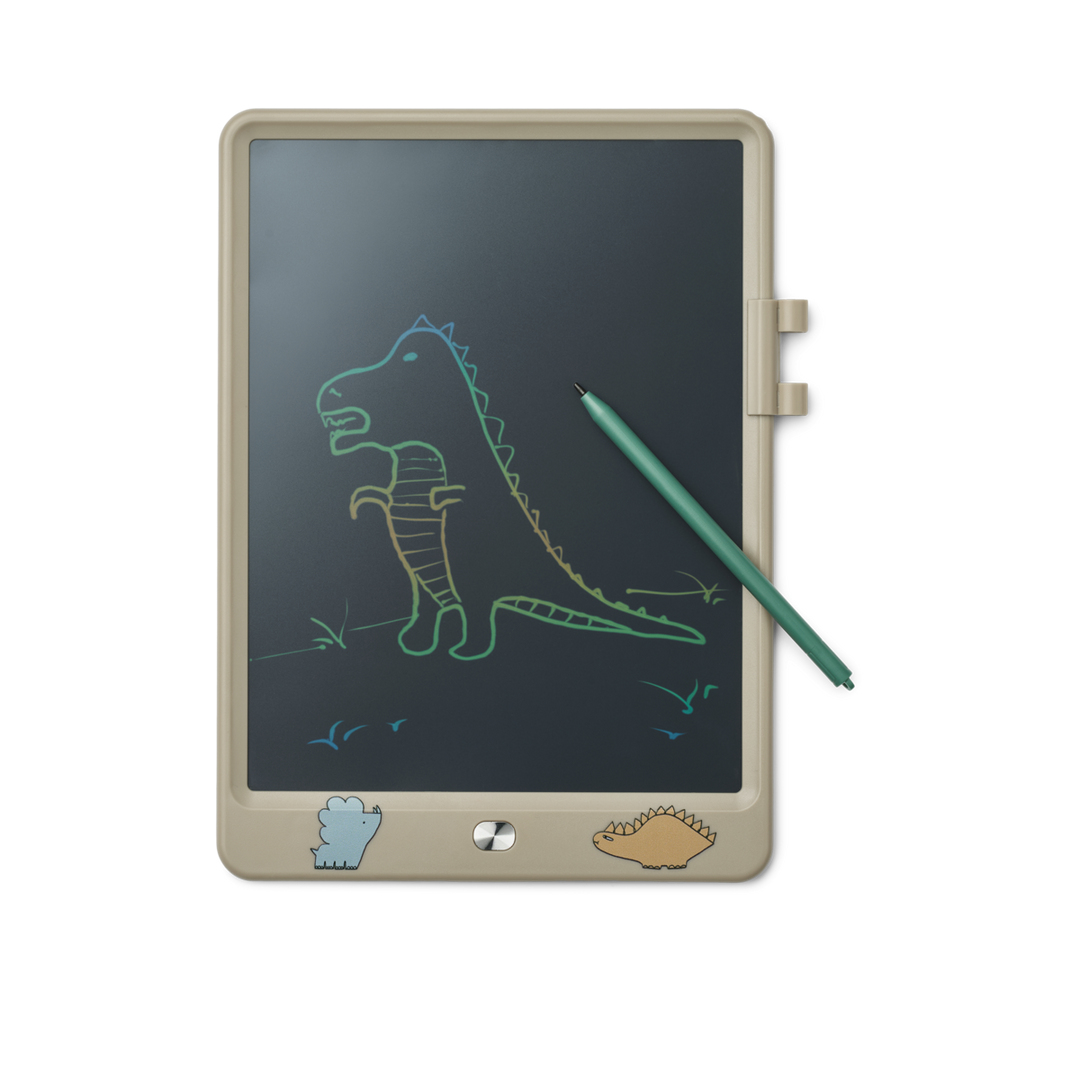 Liewood - Zora Magic LCD Drawing Board - Dinosaurs / Mist