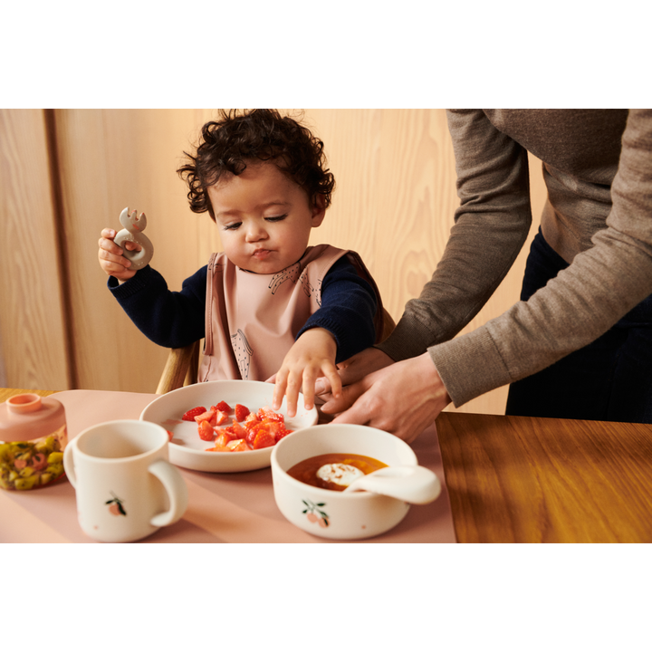 Liewood - Dominique Baby Food Boxes - Peach / Sea Shell (4 Pack)