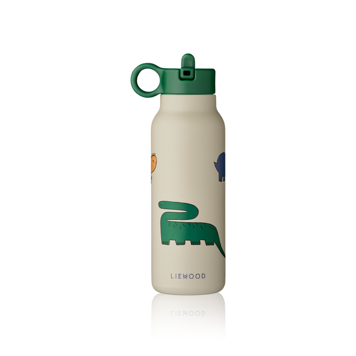 Liewood - Falk Water Bottle - Dinosaurs / Mist