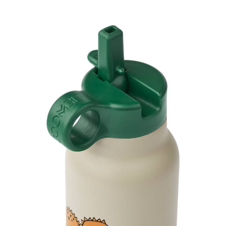 Liewood - Falk Water Bottle - Dinosaurs / Mist