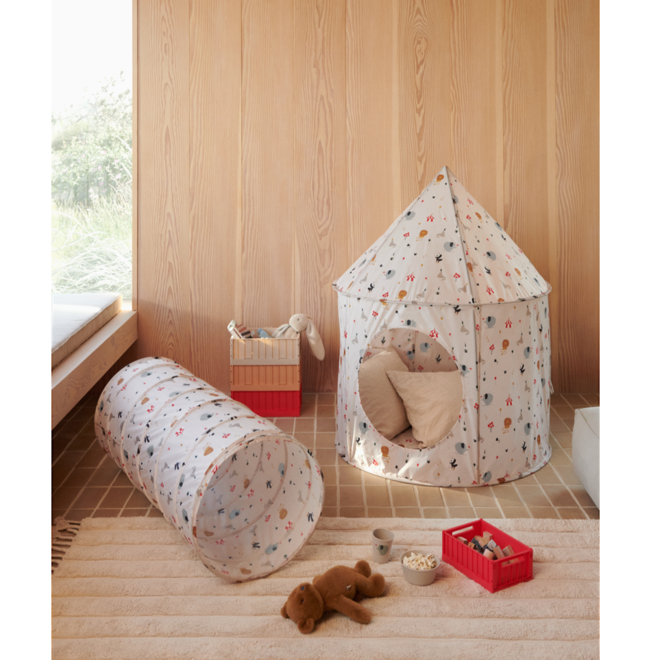 Liewood - Oaks Pop Up Playtent- Circus / Sandy - Mabel & Fox