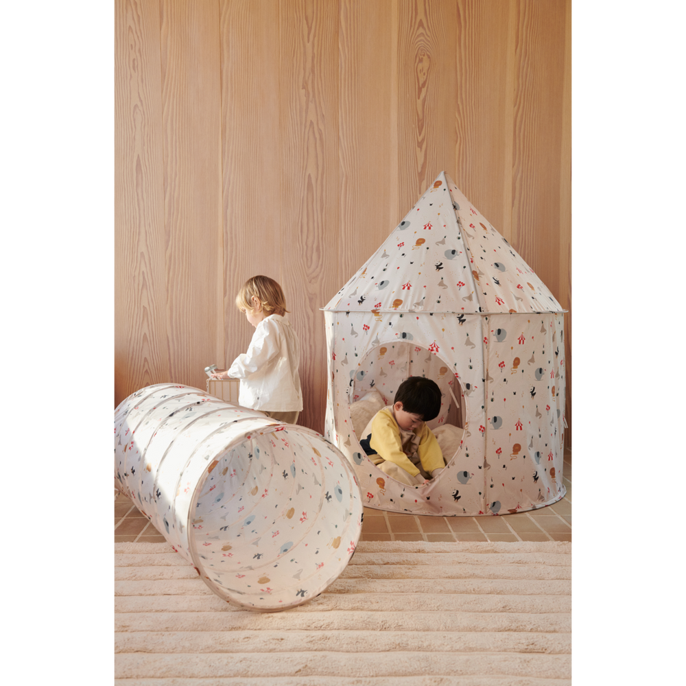 Liewood - Oaks Pop Up Playtent- Circus / Sandy - Mabel & Fox