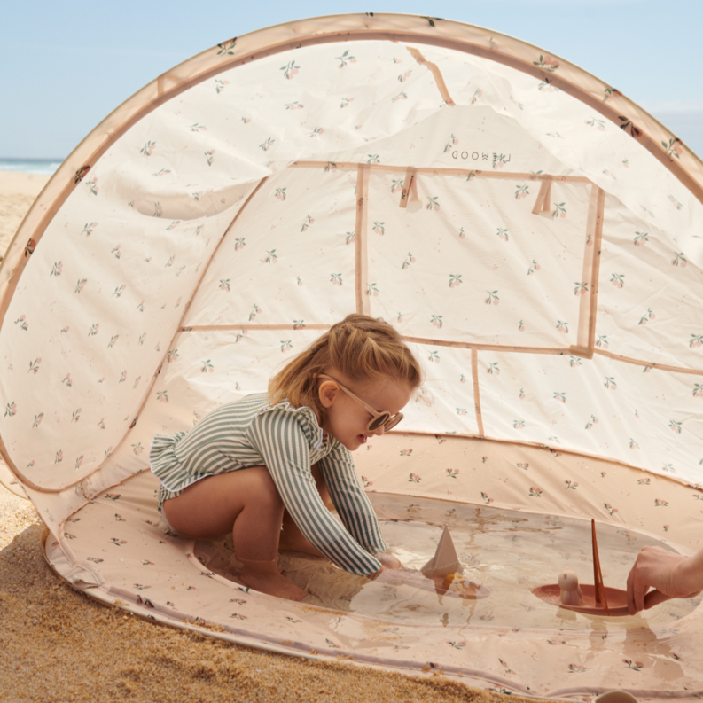 Liewood - Everett Pop Up Tent With Paddling Pool - Safari Sandy Mix - Mabel & Fox