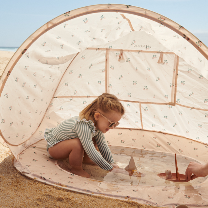 Liewood - Everett Pop Up Tent With Paddling Pool - Safari Sandy Mix - Mabel & Fox