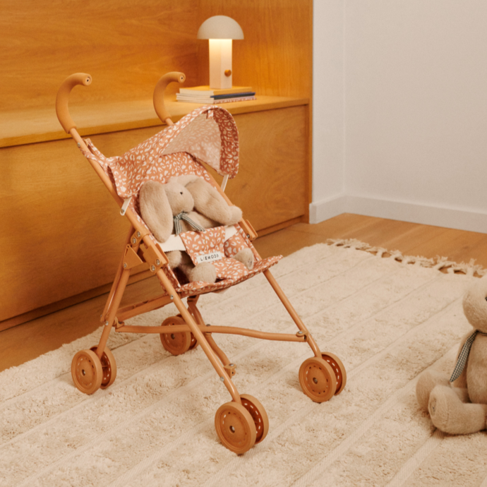 Liewood - Elsie Doll Stroller - Mini Leo / Tuscany Rose - Mabel & Fox