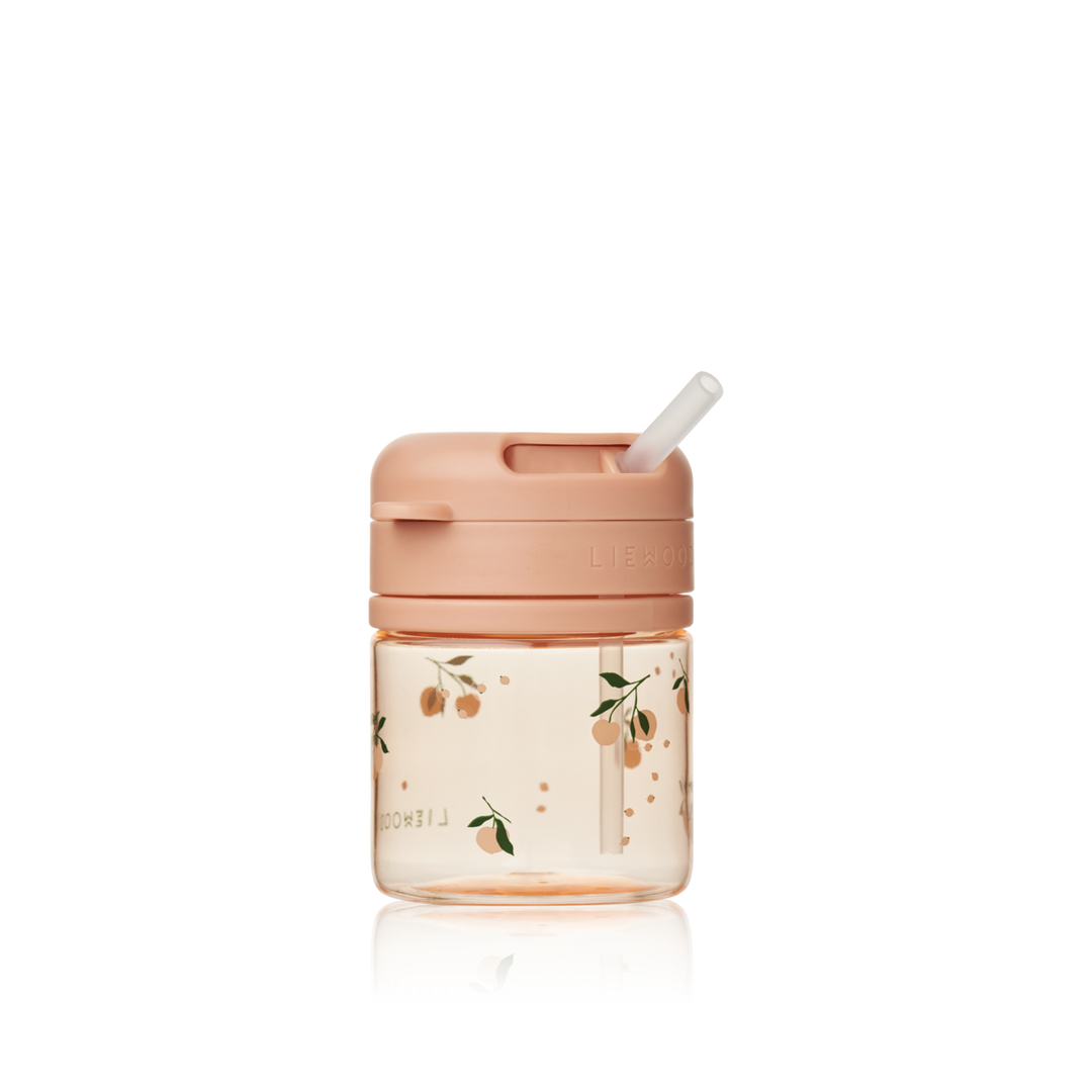 Liewood - Pavia Tritan Straw Cup - Peach / Sea Shell - Mabel & Fox