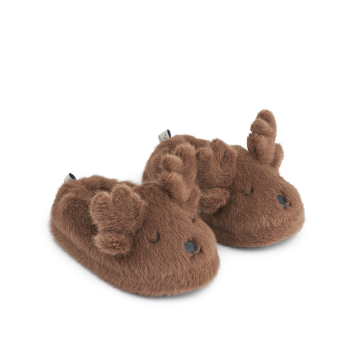 Liewood - Aviaja Reindeer Slippers - Pecan