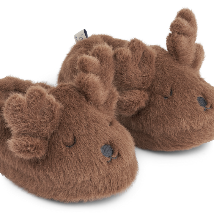 Liewood - Aviaja Reindeer Slippers - Pecan