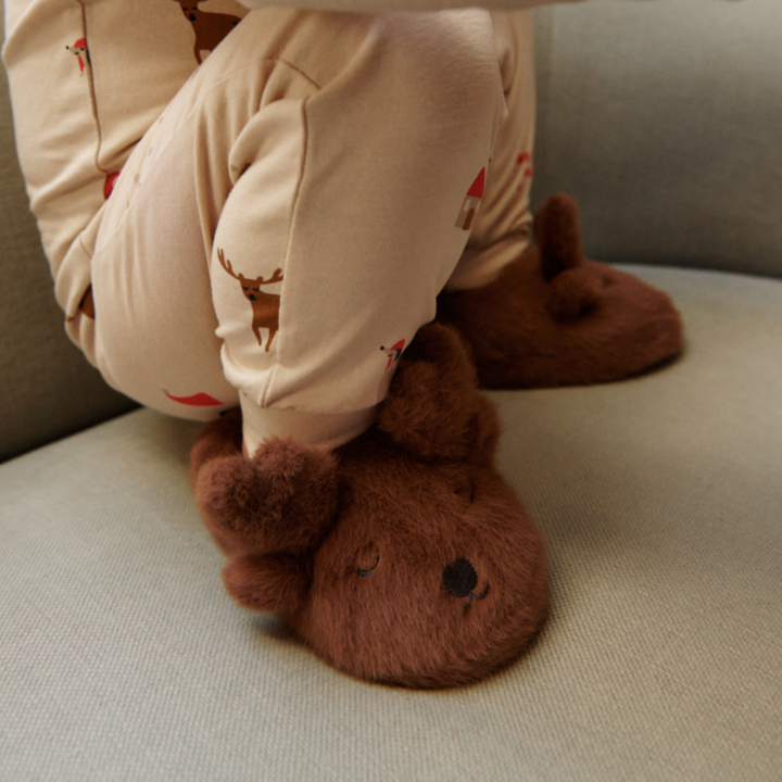 Liewood - Aviaja Reindeer Slippers - Pecan