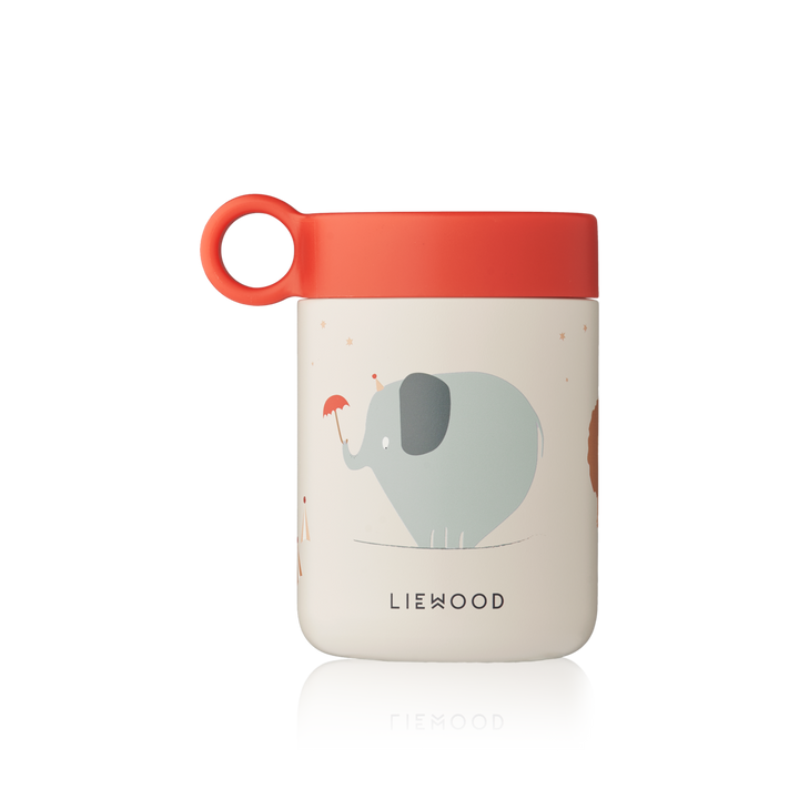 Liewood - Kiani Printed Food Jar - Circus / Sandy