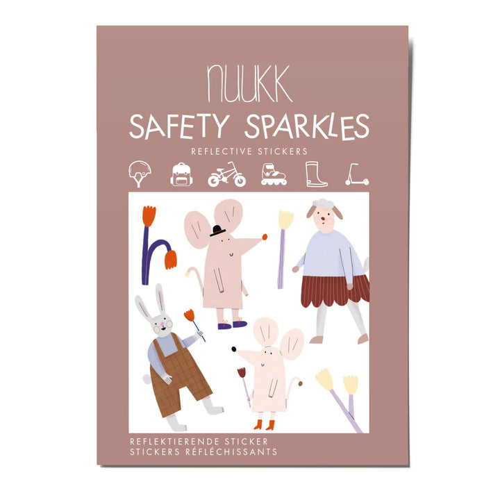 Nuukk - Reflective Safety Sparkle Stickers - Mice