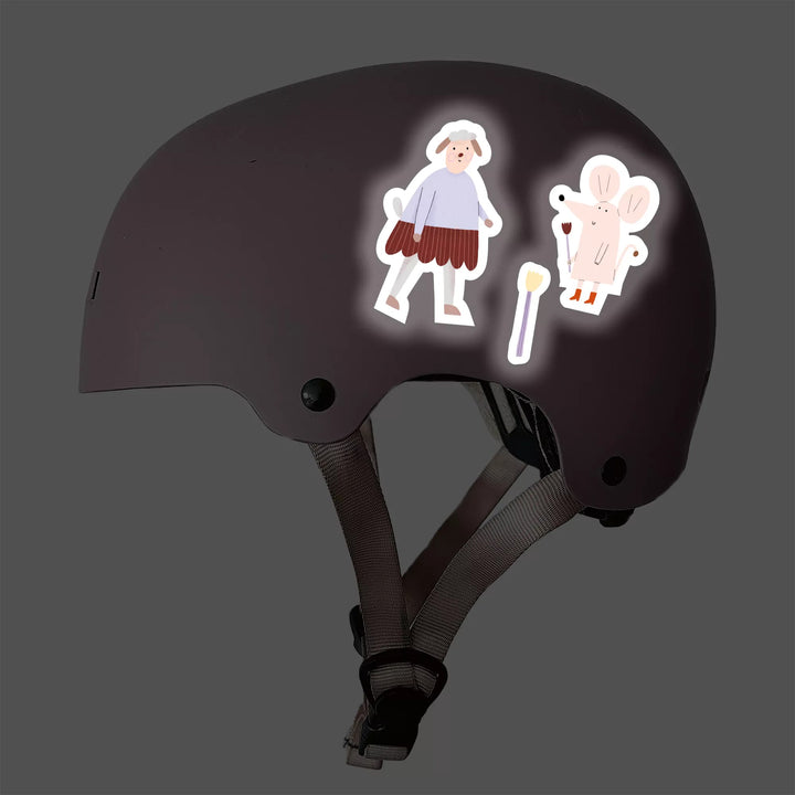 Nuukk - Reflective Safety Sparkle Stickers - Mice