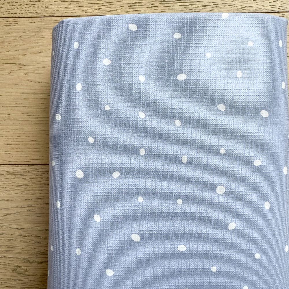 Mabel & Fox - Travel Changing Mat - Cornflower Blue Spotty - Mabel & Fox