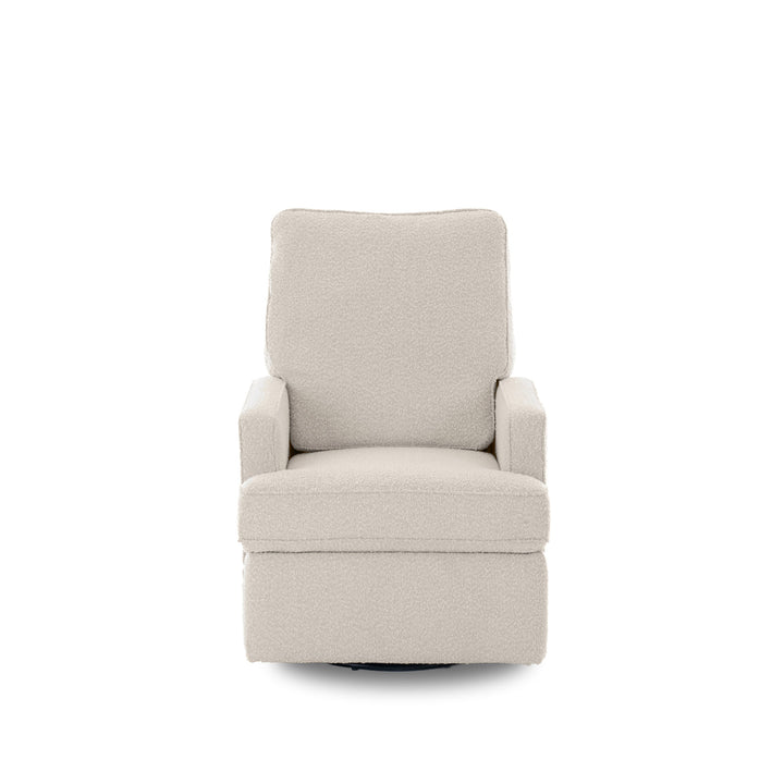 OBaby - Madison Electric Swivel Glider Recliner Chair - Teddy Fabric - Ivory