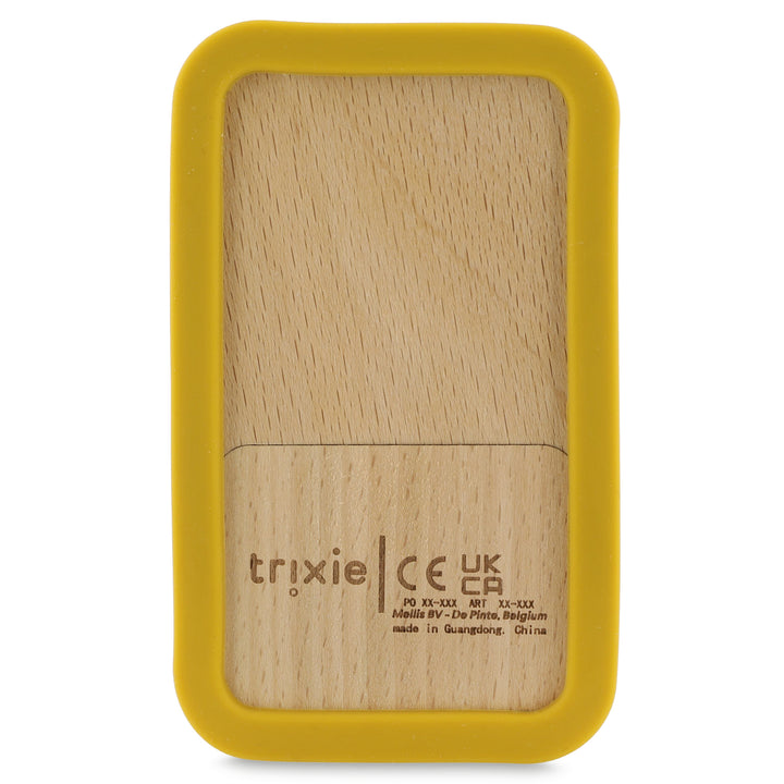 Trixie - Wooden Silicone Baby Phone- Mr. Lion