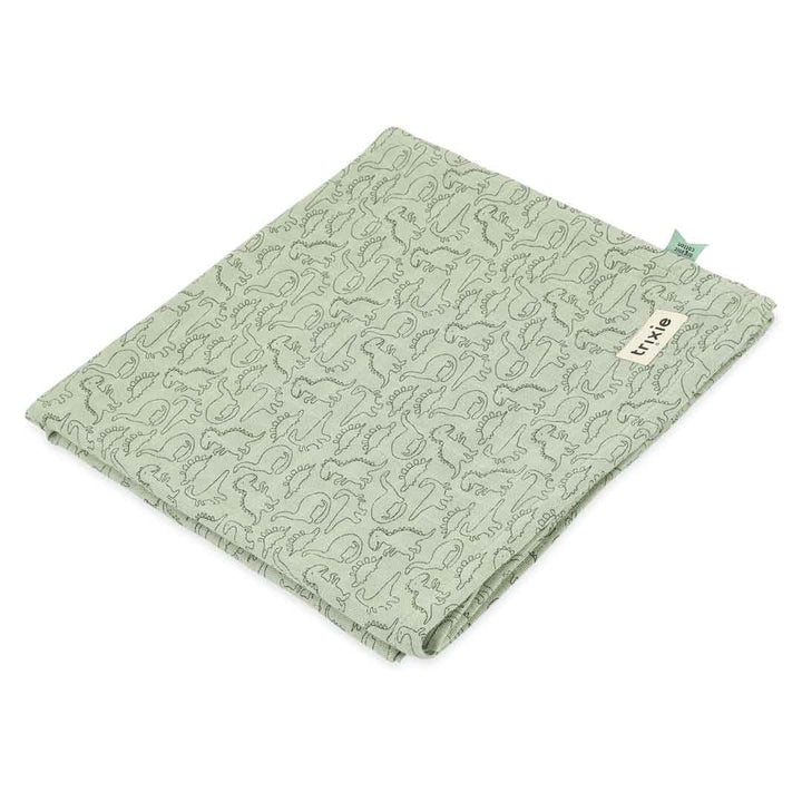 Trixie- Muslin Cloth - Daring Dino - 110 x110cm