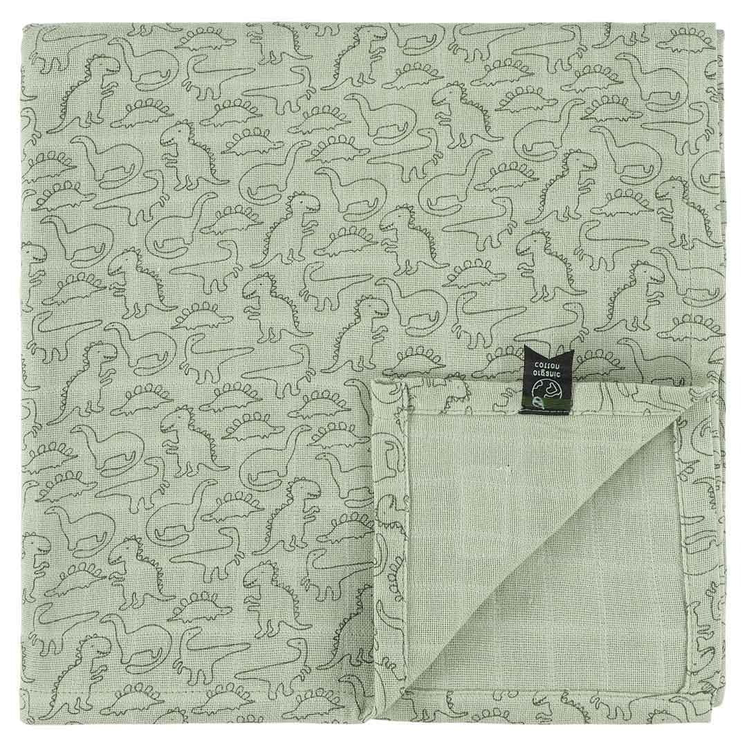 Trixie- Muslin Cloth - Daring Dino - 110 x110cm