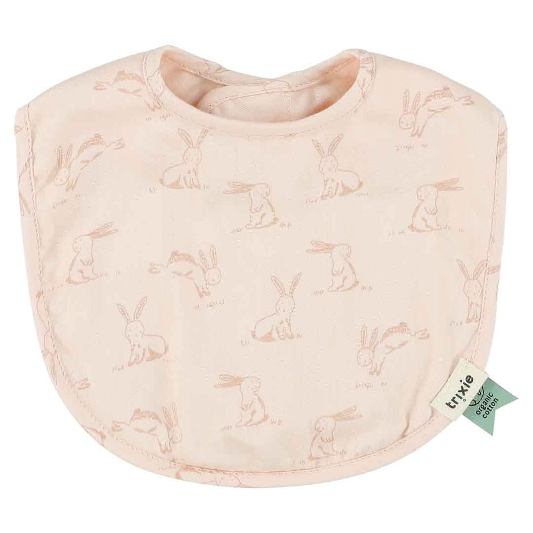 Trixie- Newborn Bib - Rosy Rabbit (2 Pack)