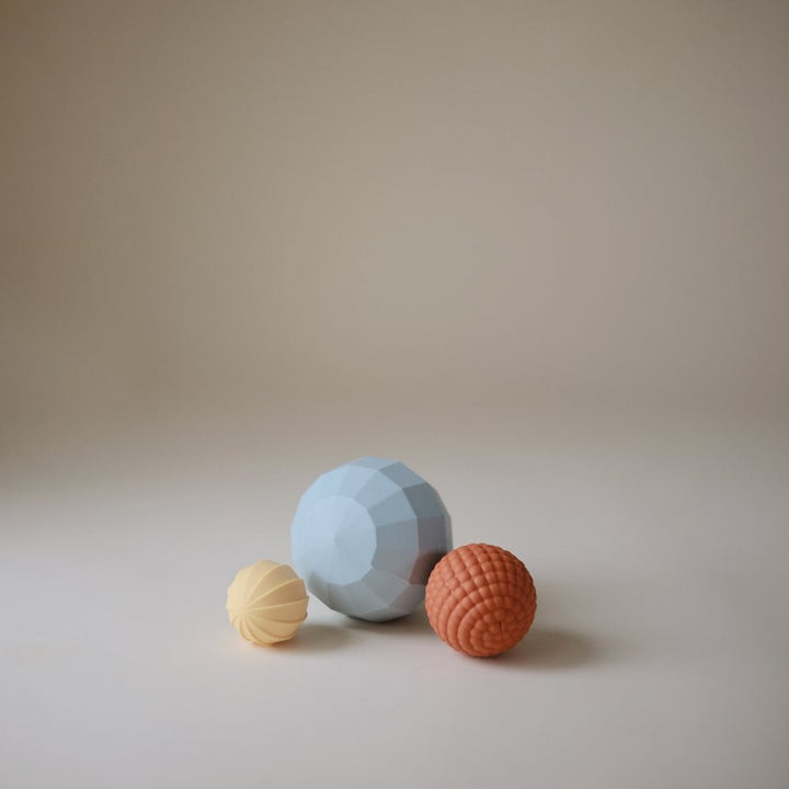 Mushie - Nesting Spheres Sensory Toy - Powder Blue