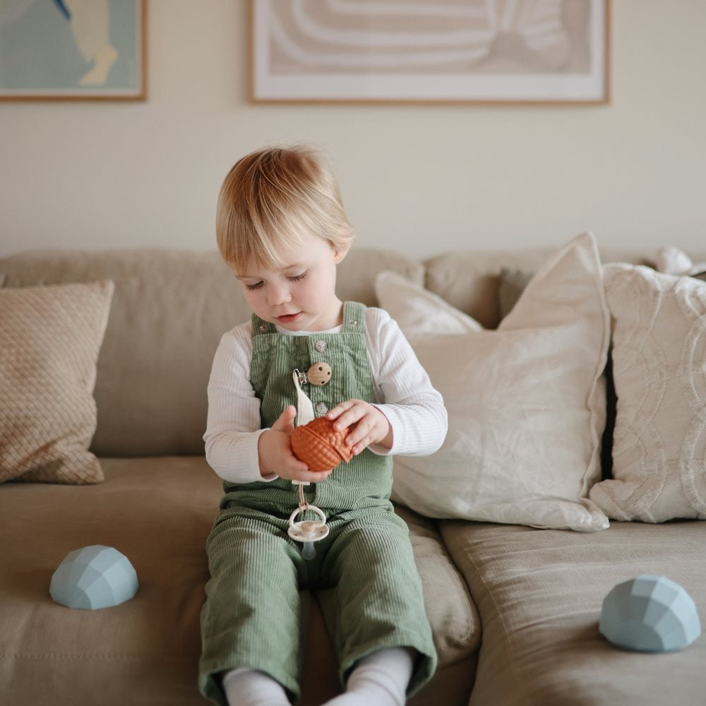 Mushie - Nesting Spheres Sensory Toy - Powder Blue